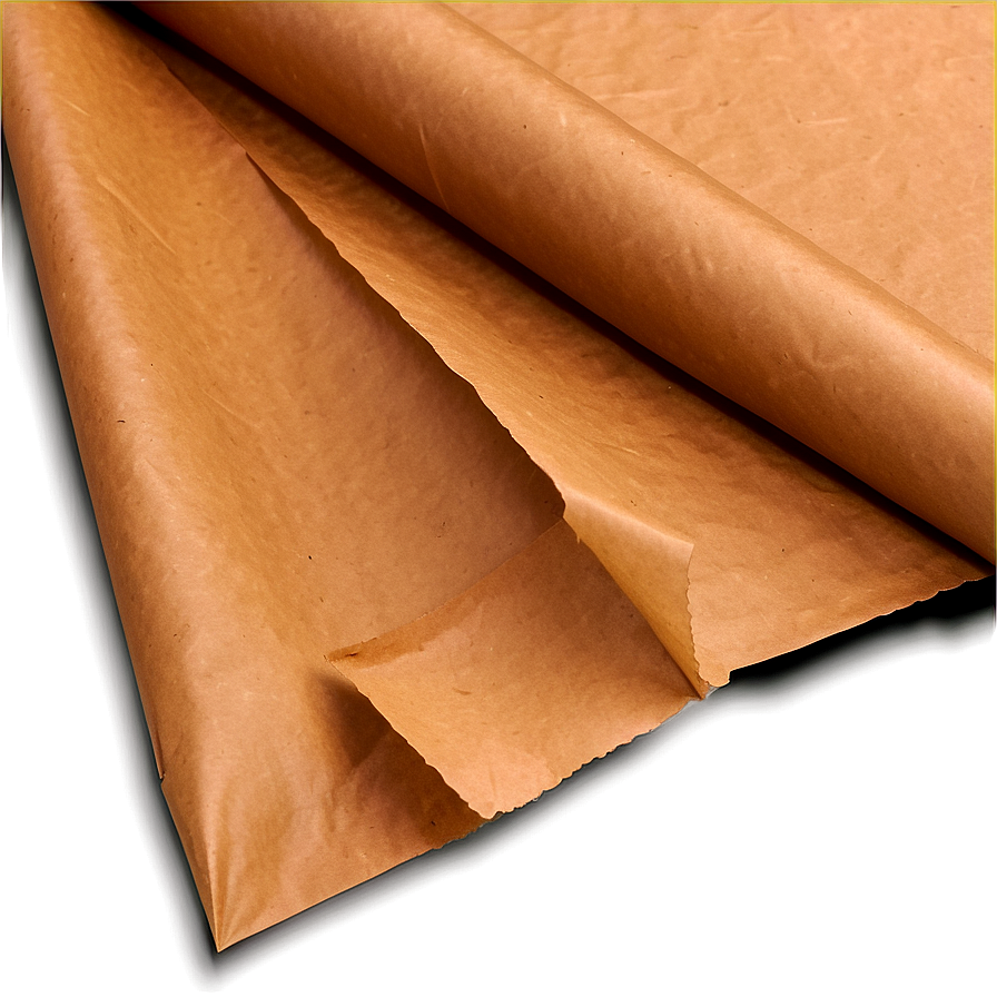 Waxed Brown Paper Png Wbg PNG image