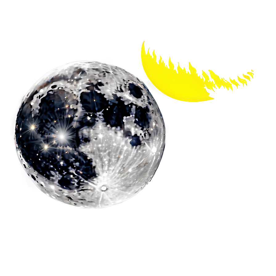 Waxing Moon Transparent Png Koj58 PNG image