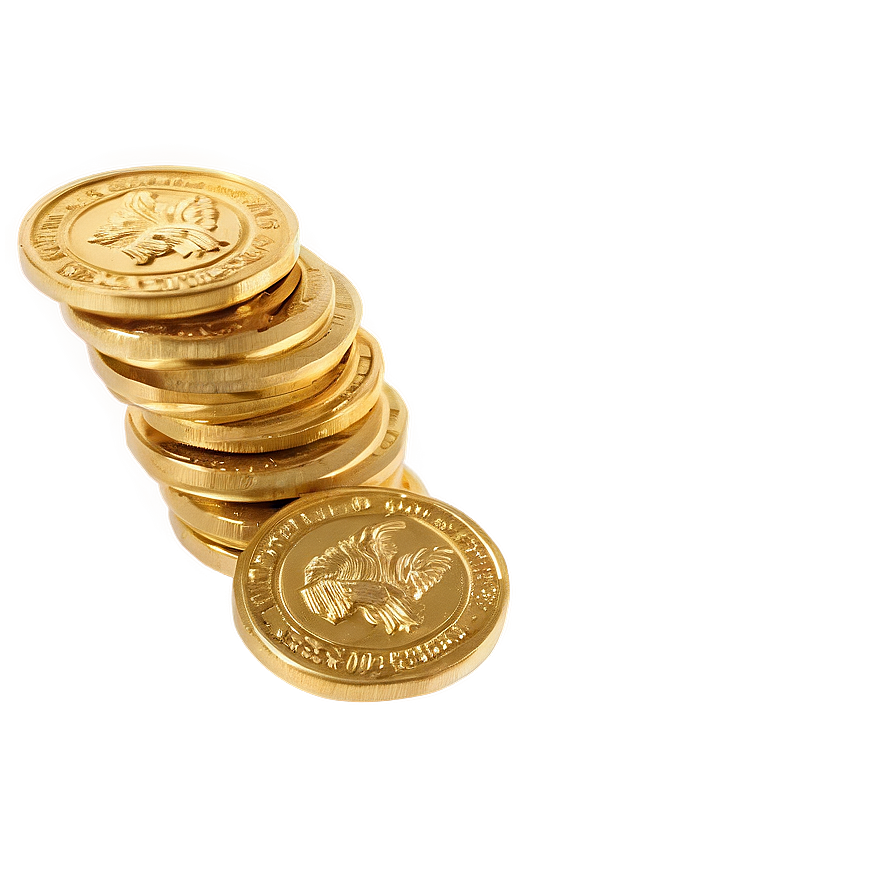 Wealth Gold Pile Png 06272024 PNG image