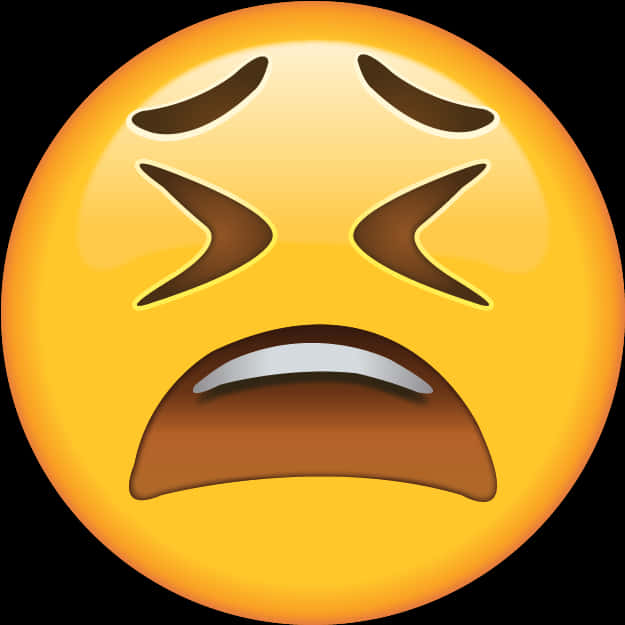 Weary Face Emoji PNG image