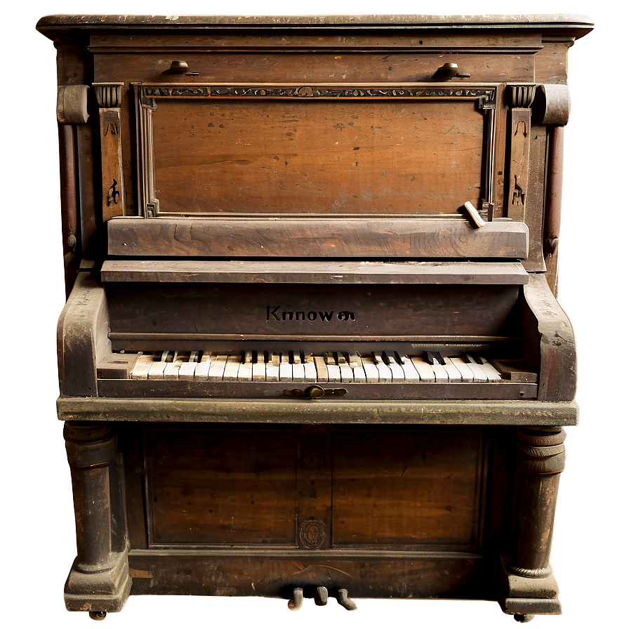 Weathered Antique Upright Piano Png 37 PNG image