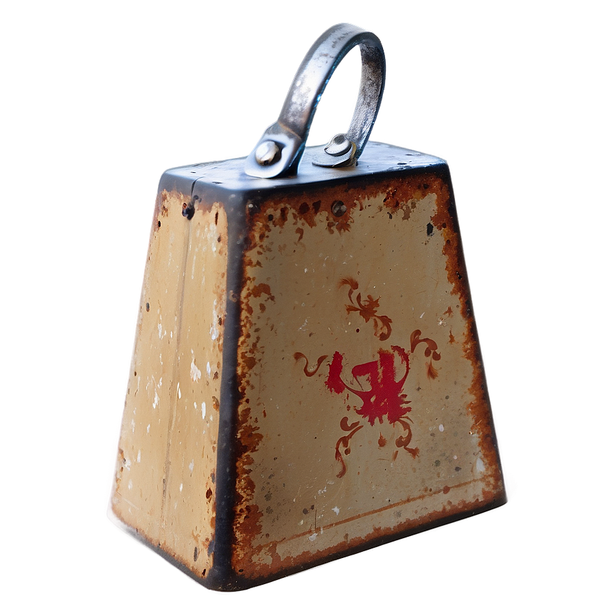 Weathered Cowbell Look Png 06132024 PNG image