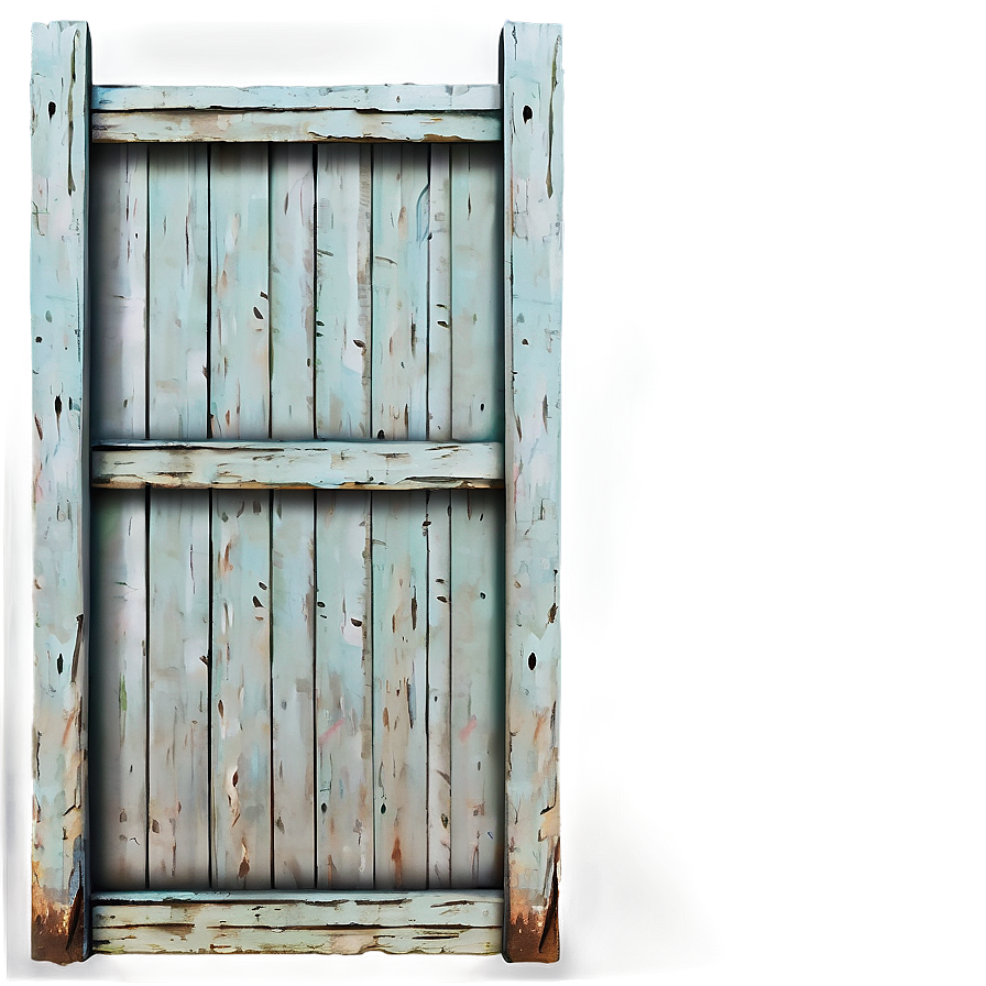 Weathered Farmhouse Door Png Kfd45 PNG image
