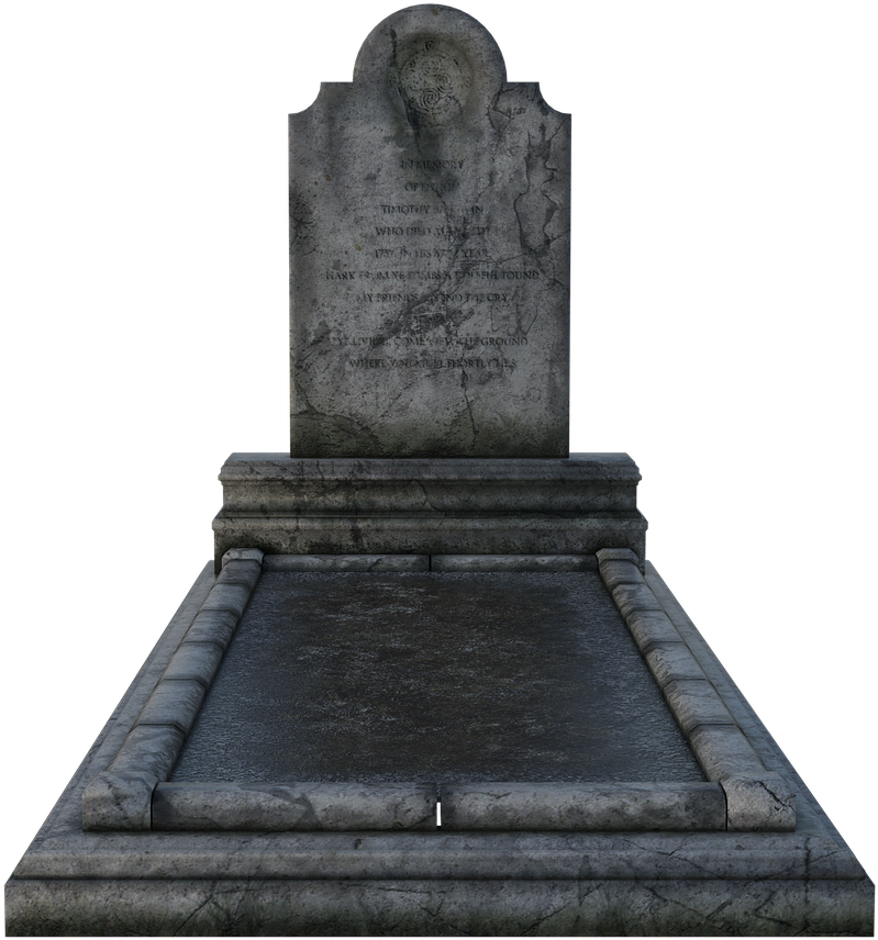 Weathered Gravestone Texture PNG image