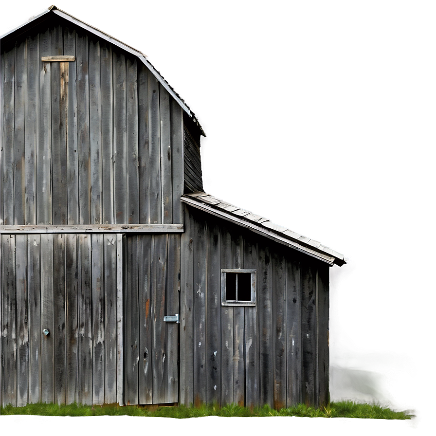 Weathered Gray Barn Png 5 PNG image