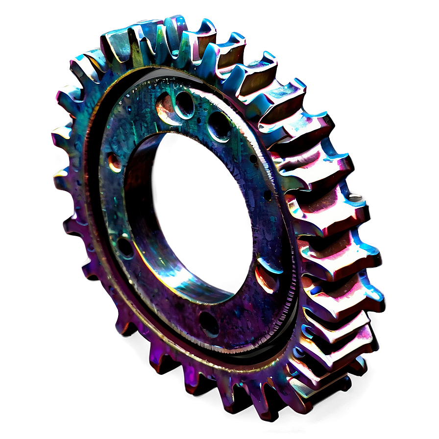 Weathered Iron Cog Png 06262024 PNG image