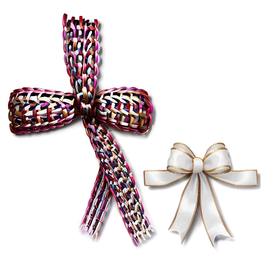 Weave Ribbon Element Png Fbr PNG image