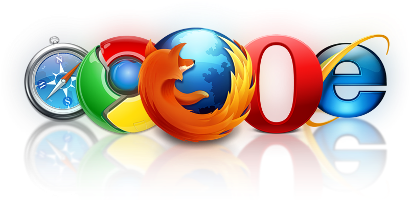 Web Browser Icons Showcase PNG image