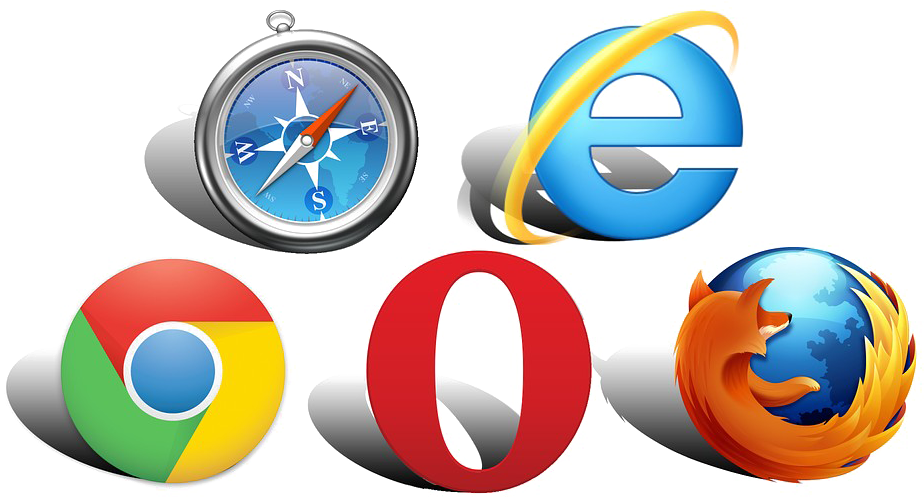 Web Browsers Icons Collection PNG image