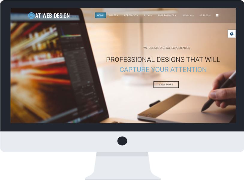 Web Design Professional Workspace PNG image