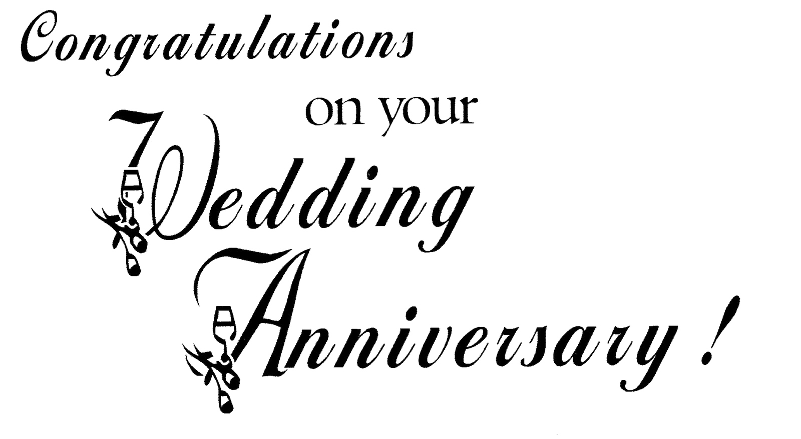 Wedding Anniversary Congratulations PNG image