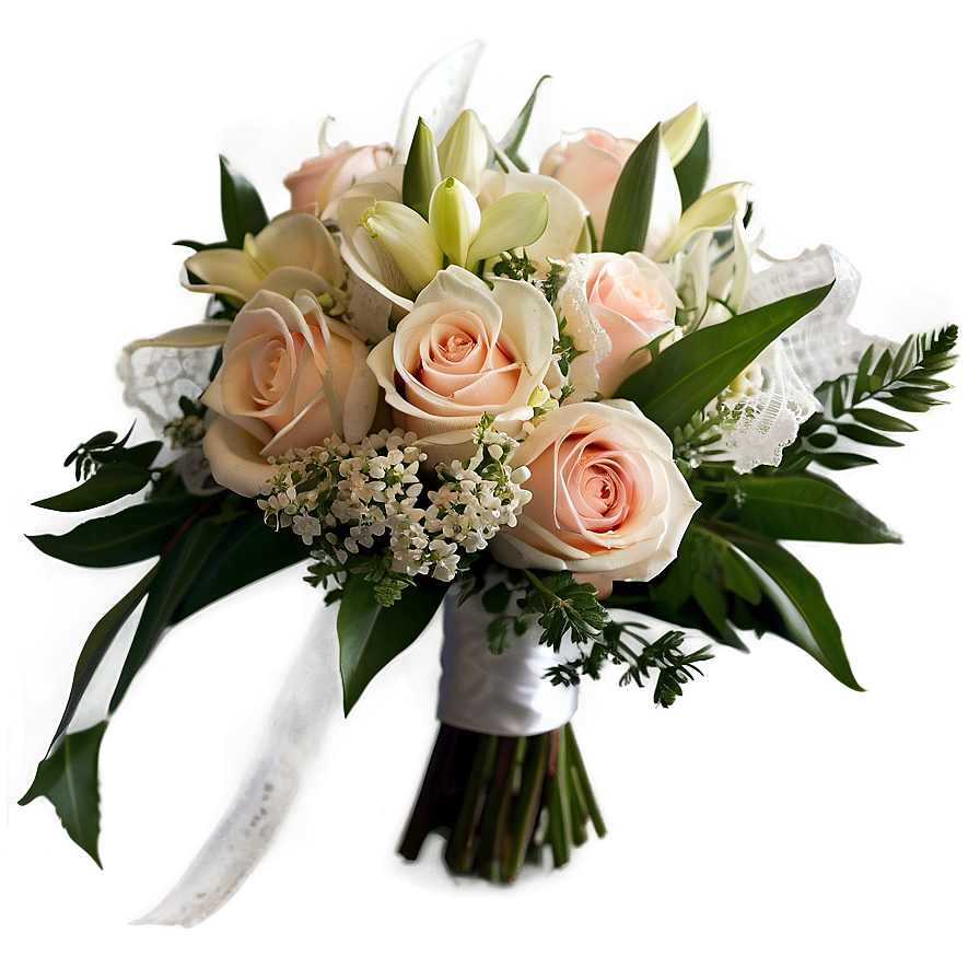 Wedding Bouquet D PNG image