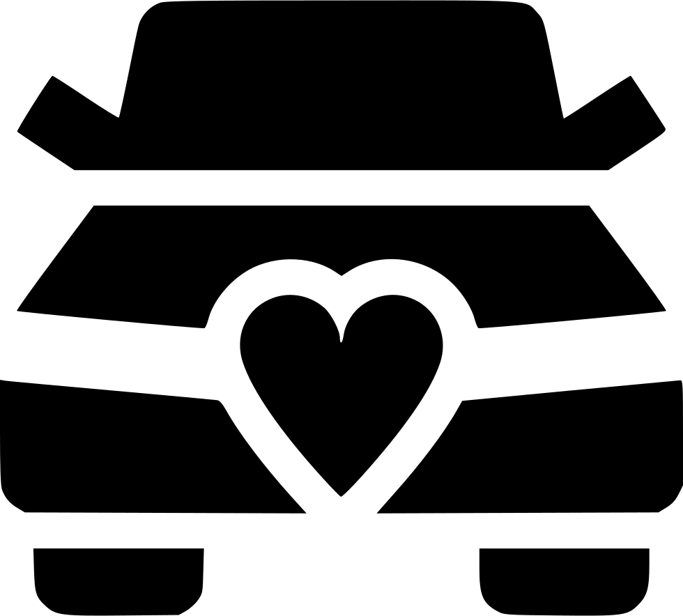 Wedding Car Decoration Icon PNG image