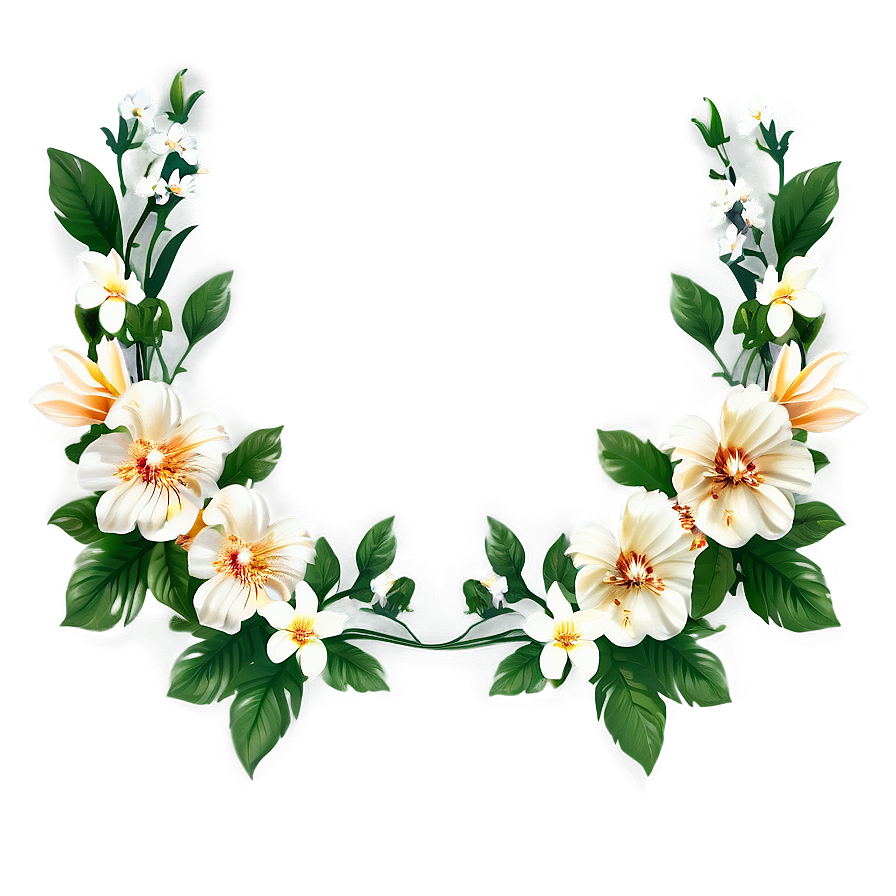 Wedding Flower Border Png 96 PNG image