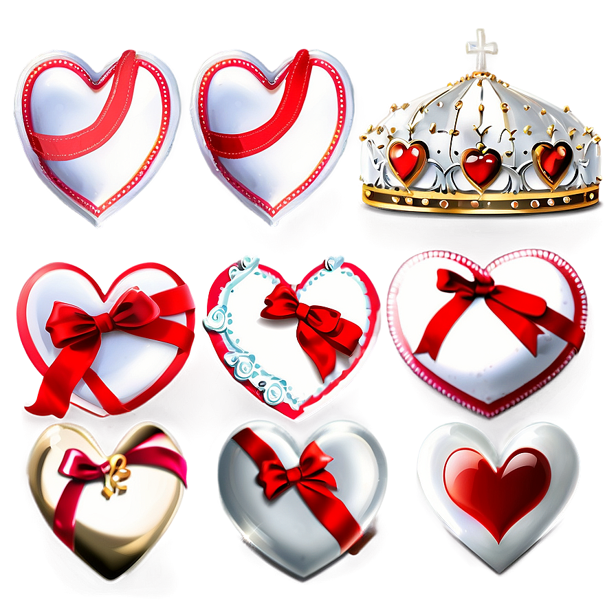 Wedding Hearts Png 05032024 PNG image