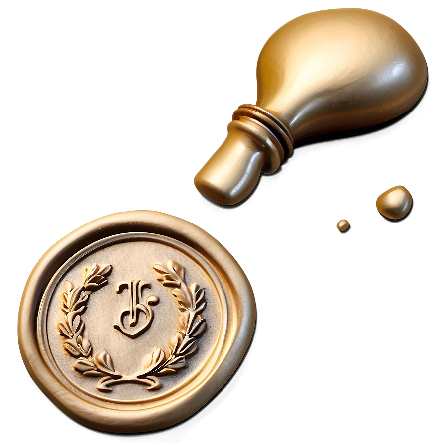 Wedding Wax Seal Png 06132024 PNG image