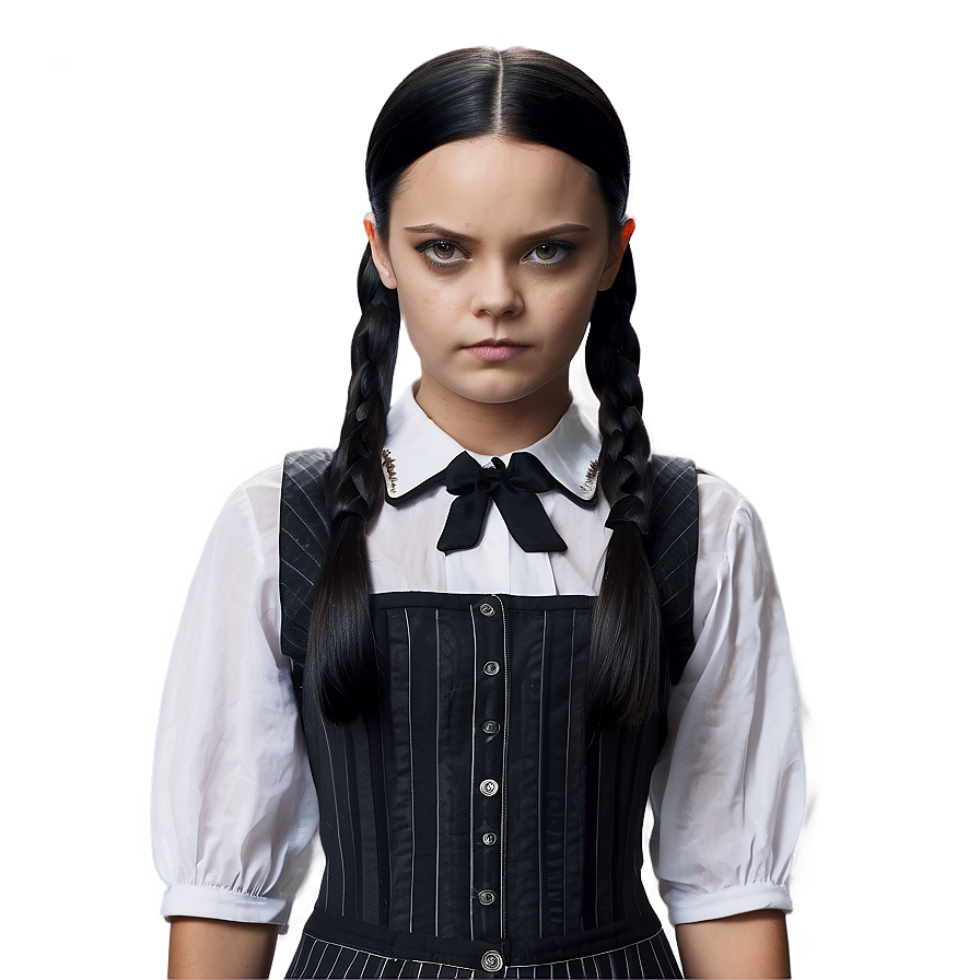 Wednesday Addams Character Art Png 68 PNG image
