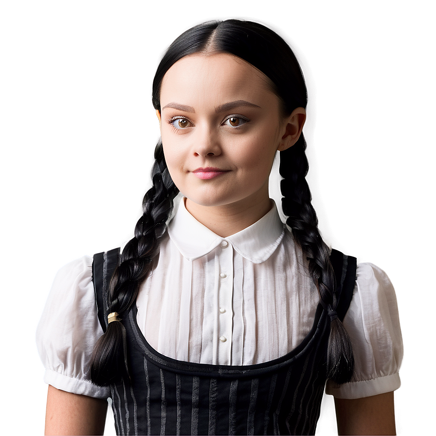 Wednesday Addams Smirk Png 83 PNG image