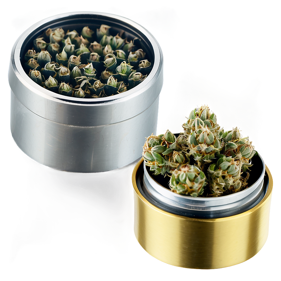 Weed Grinder And Bud Png 05032024 PNG image