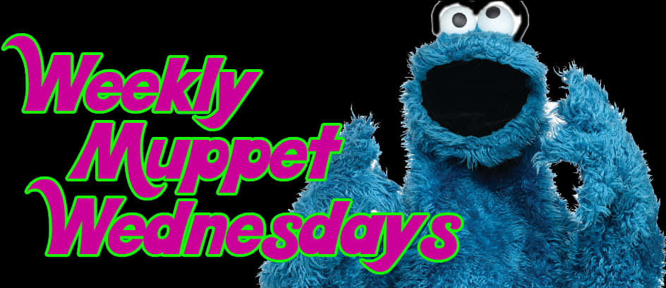 Weekly Muppet Wednesdays Cookie Monster PNG image