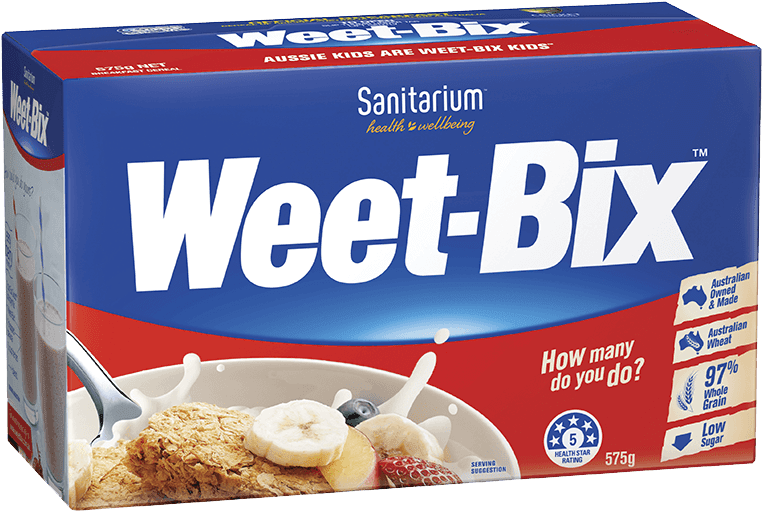 Weet Bix Cereal Box PNG image