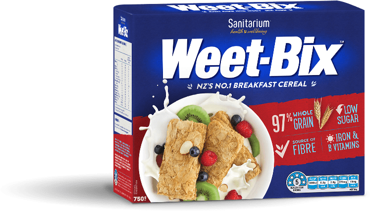 Weet Bix Cereal Box PNG image
