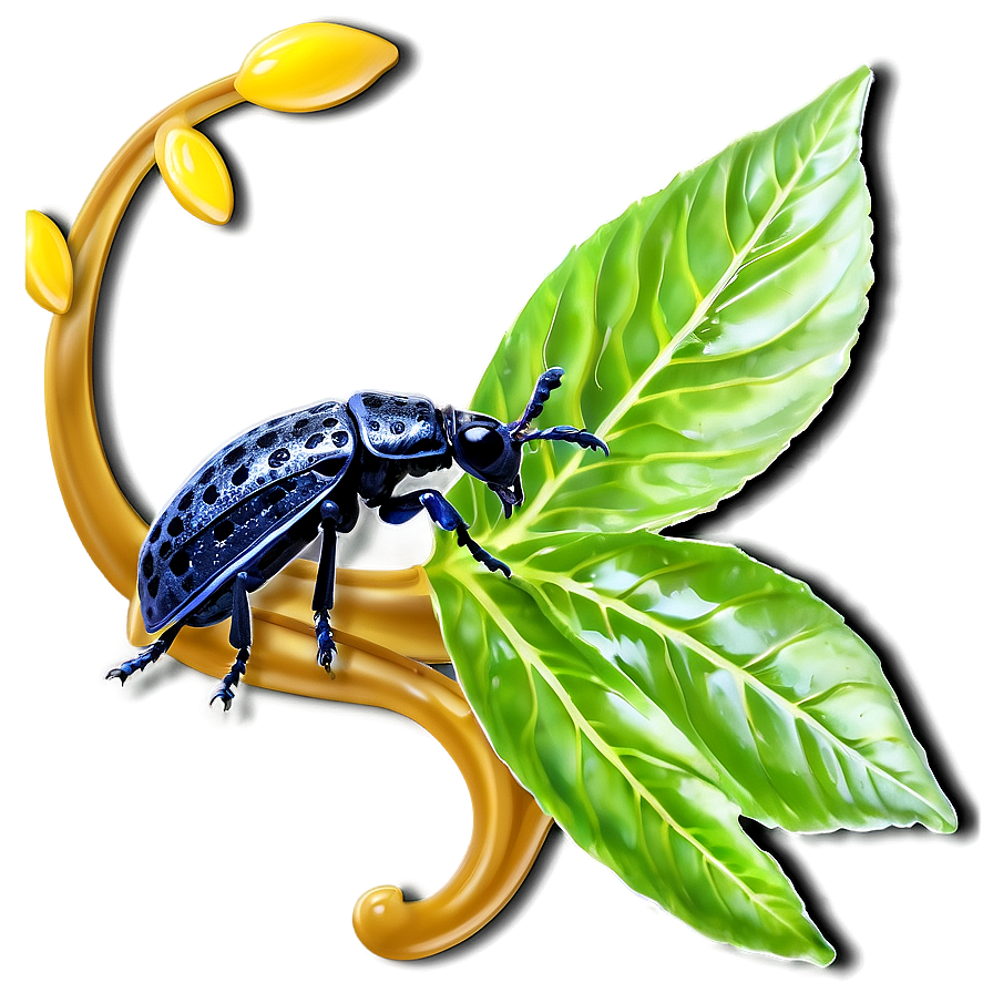 Weevil On Leaf Image Png 13 PNG image