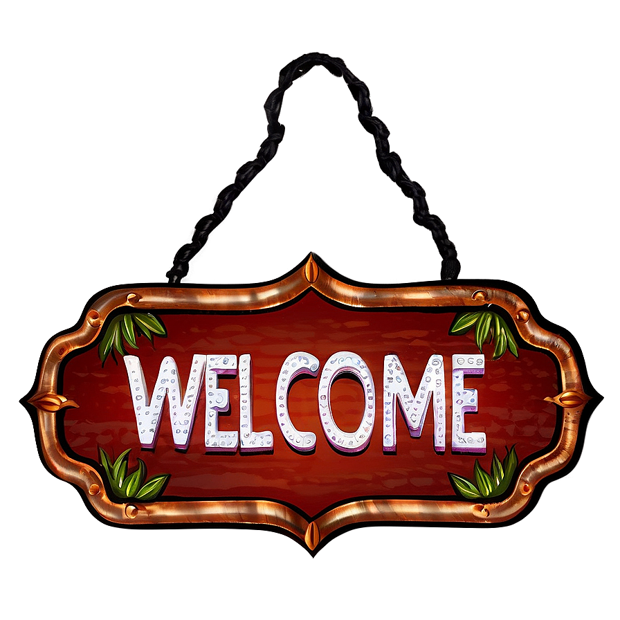 Welcome Sign Png 78 PNG image