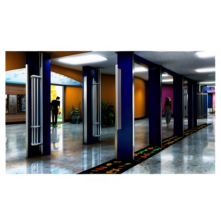 Welcoming Hallway Entrances Png 06242024 PNG image