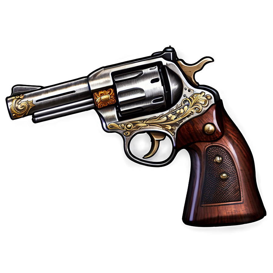 Western Duel Revolver Png Fyc PNG image