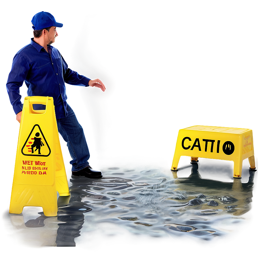 Wet Floor Caution Png 14 PNG image