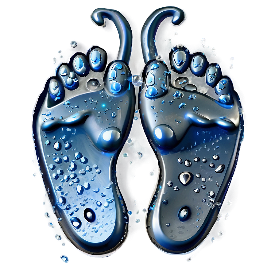 Wet Footprints Png 72 PNG image