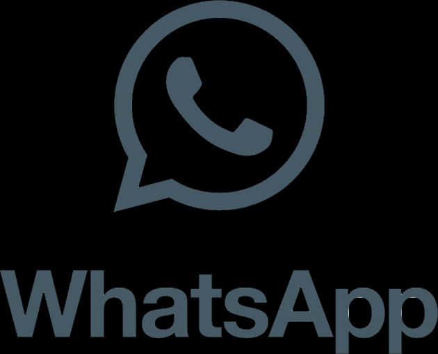 Whats App Logo Dark Background PNG image