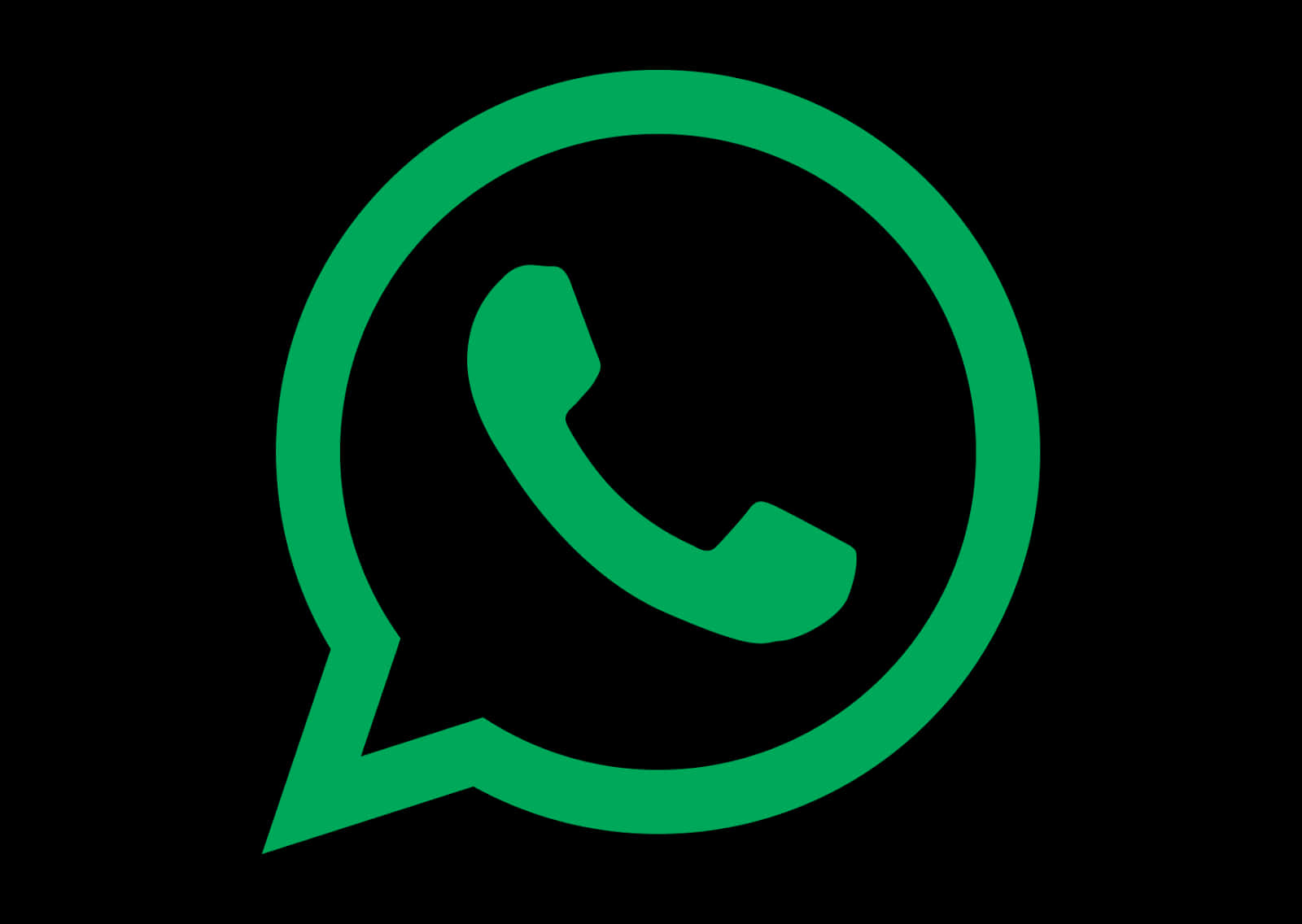 Whats App Logo Green Background PNG image