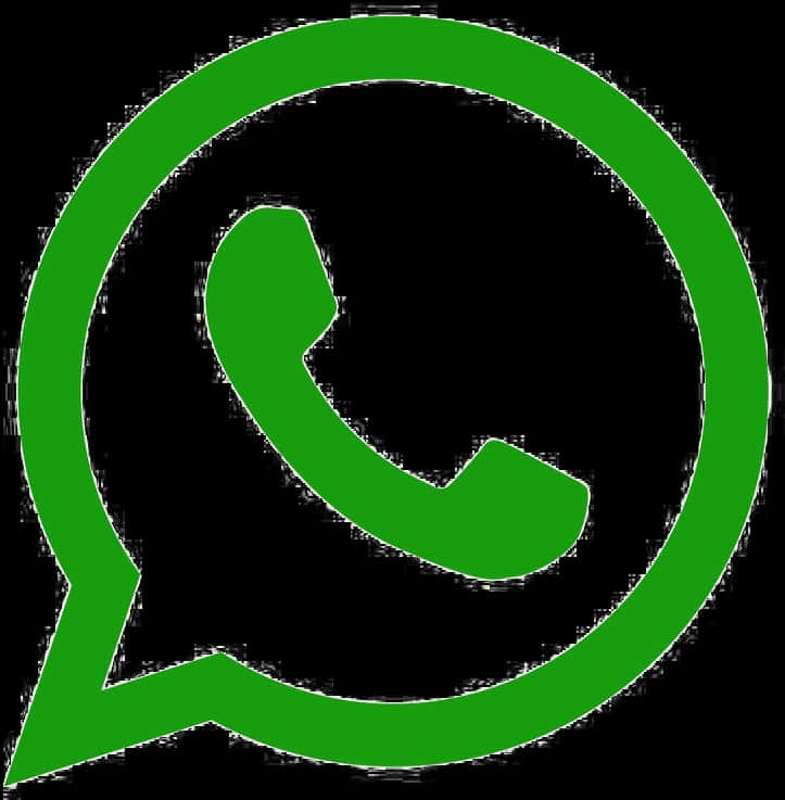 Whats App Logo Green Background PNG image