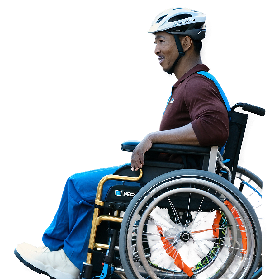 Wheelchair In Action Png Pgm PNG image