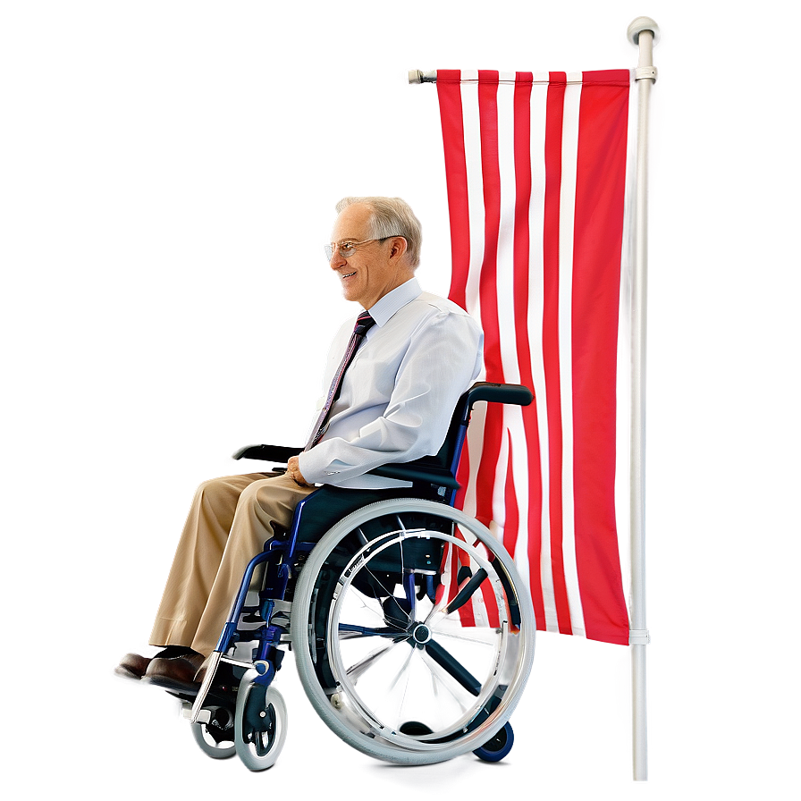 Wheelchair Safety Flag Png 06132024 PNG image