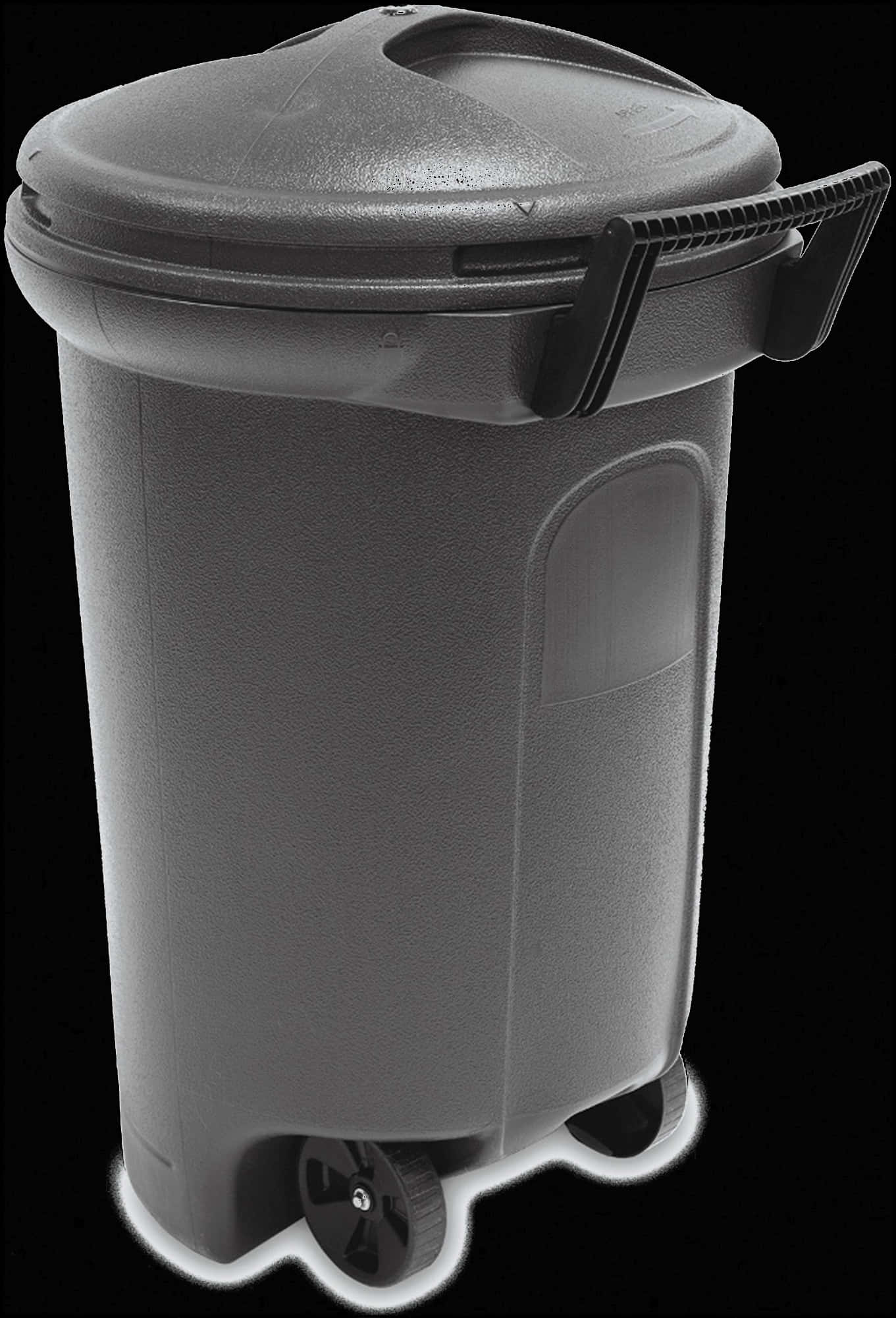 Wheeled Plastic Garbage Bin PNG image