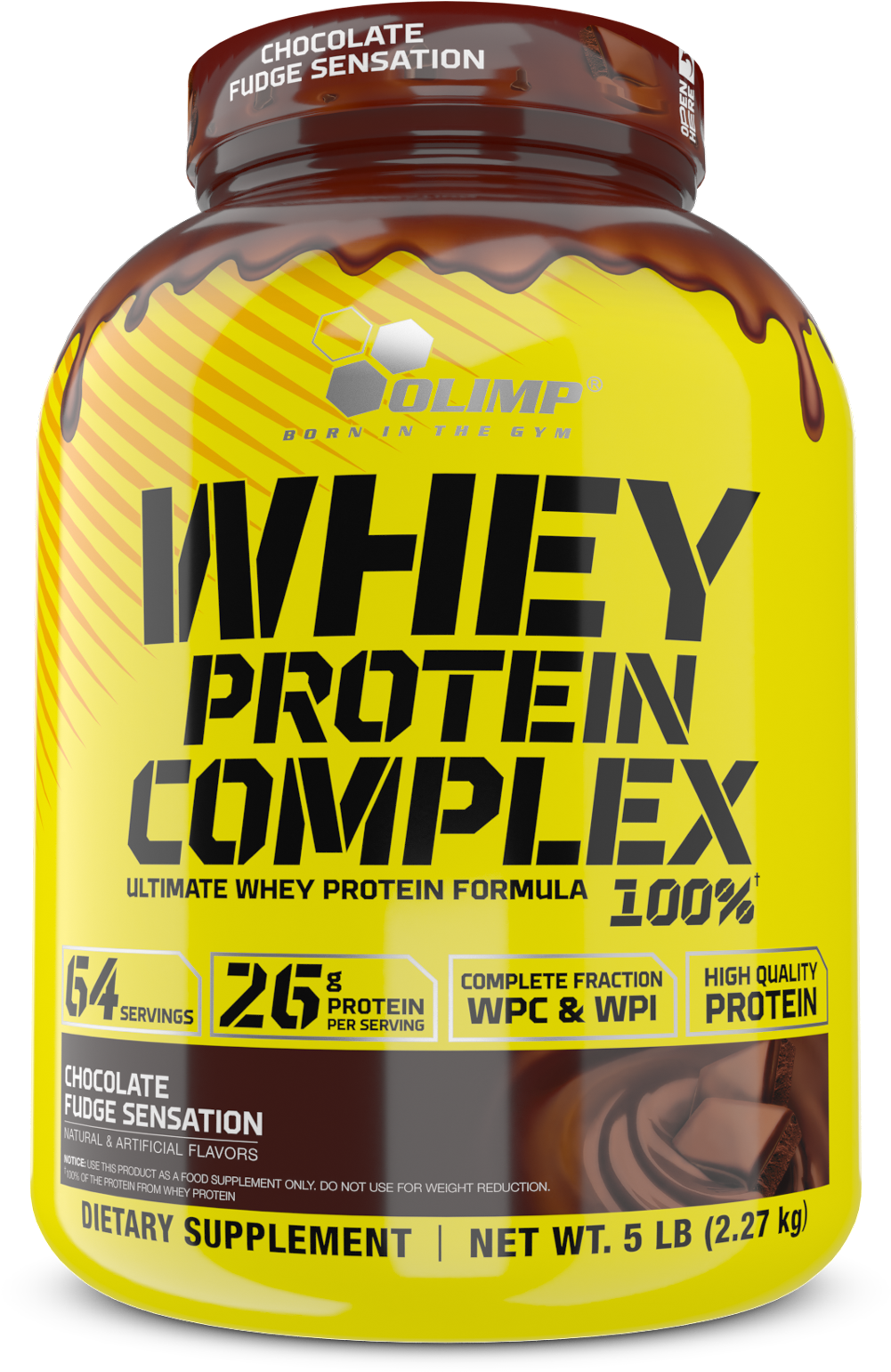 Whey Protein Complex Chocolate Sensation PNG image