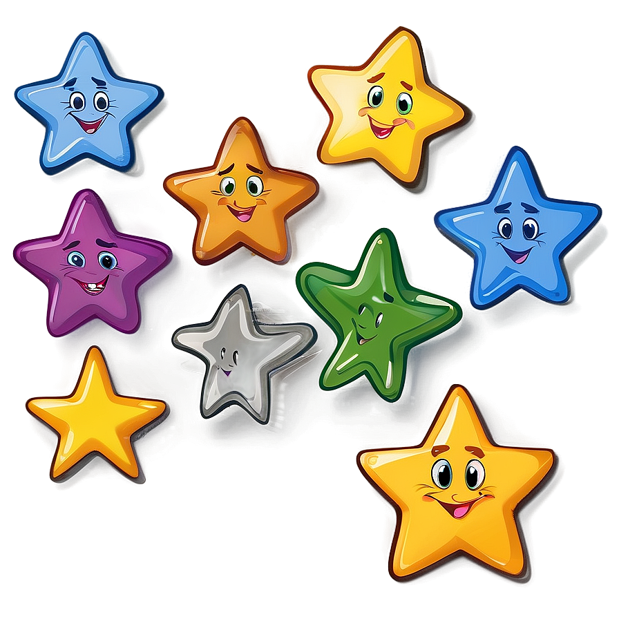 Whimsical Cartoon Star Png 10 PNG image