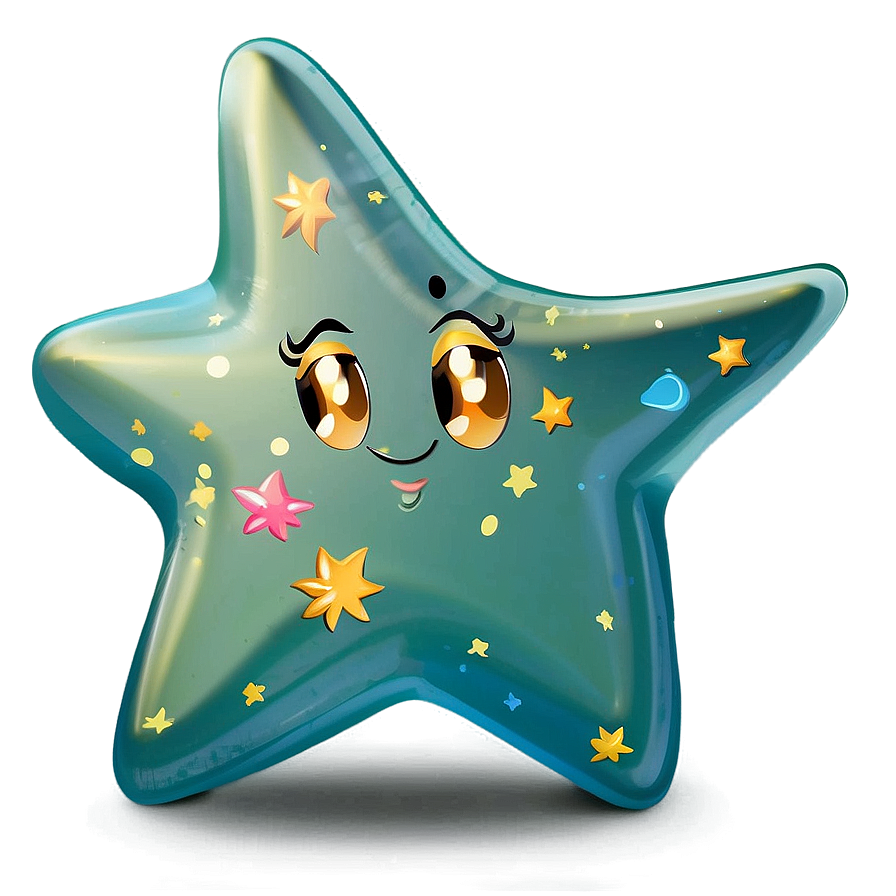 Whimsical Cartoon Star Png 74 PNG image