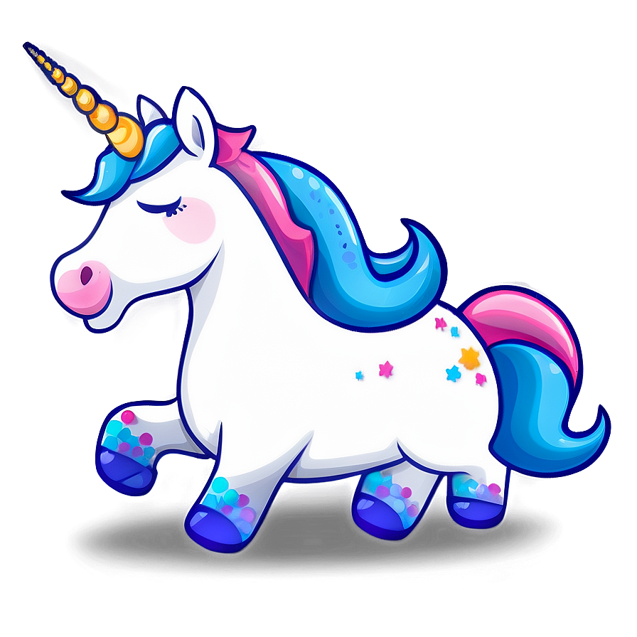 Whimsical Cartoon Unicorn Png Cjl37 PNG image