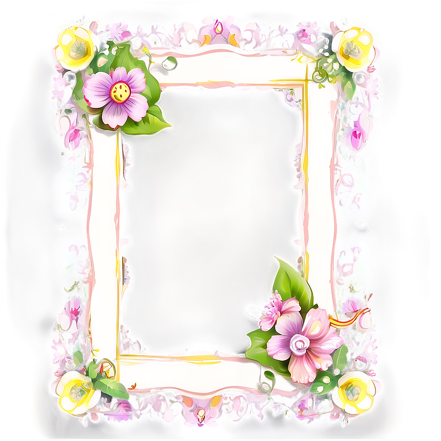 Whimsical Cute Frame Png Rpx PNG image