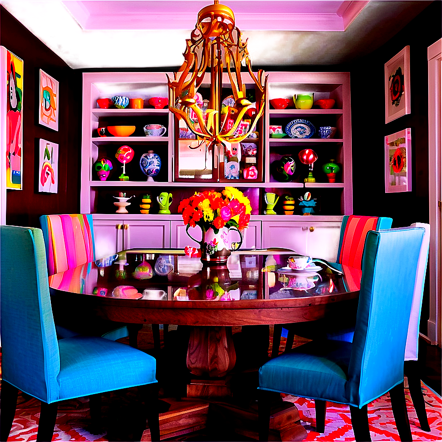 Whimsical Dining Room Touches Png 68 PNG image