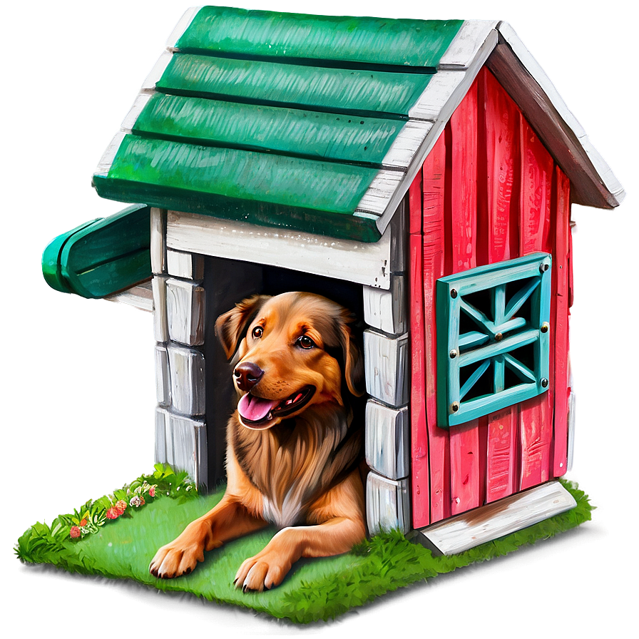 Whimsical Dog House Png Lvc PNG image