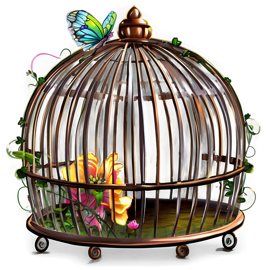 Whimsical Fairy Cage Png Xao69 PNG image