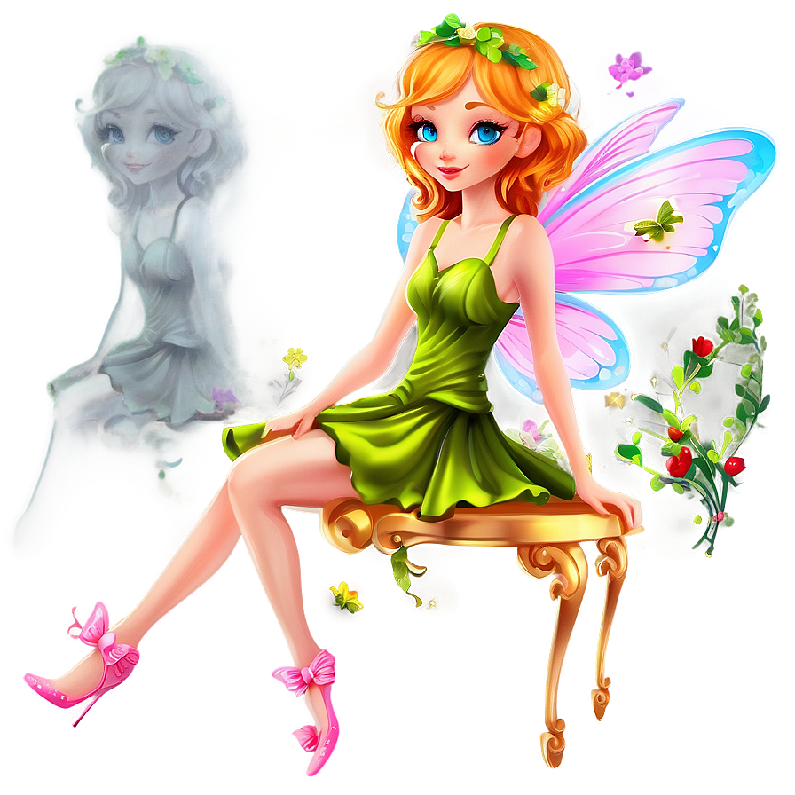 Whimsical Fairy Character Png 05062024 PNG image