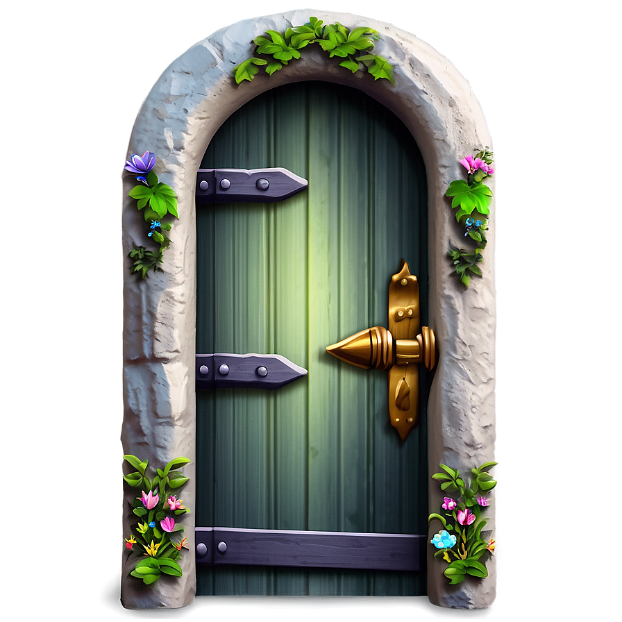 Whimsical Fairy Door Png 05042024 PNG image