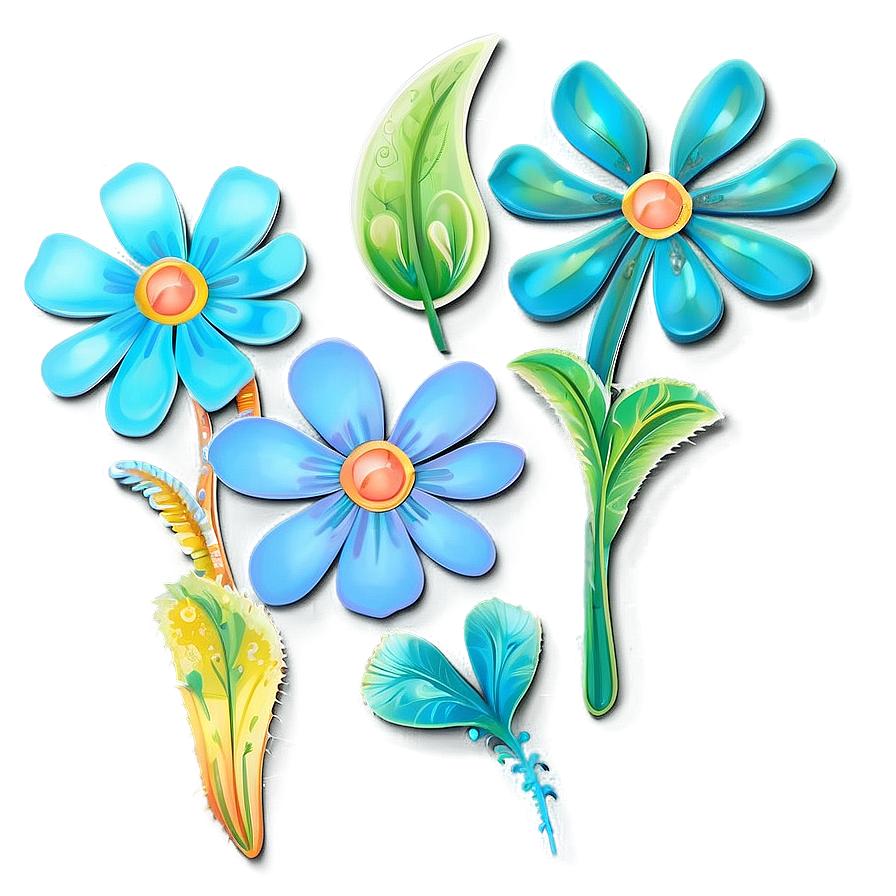 Whimsical Flowers Fantasy Png 59 PNG image