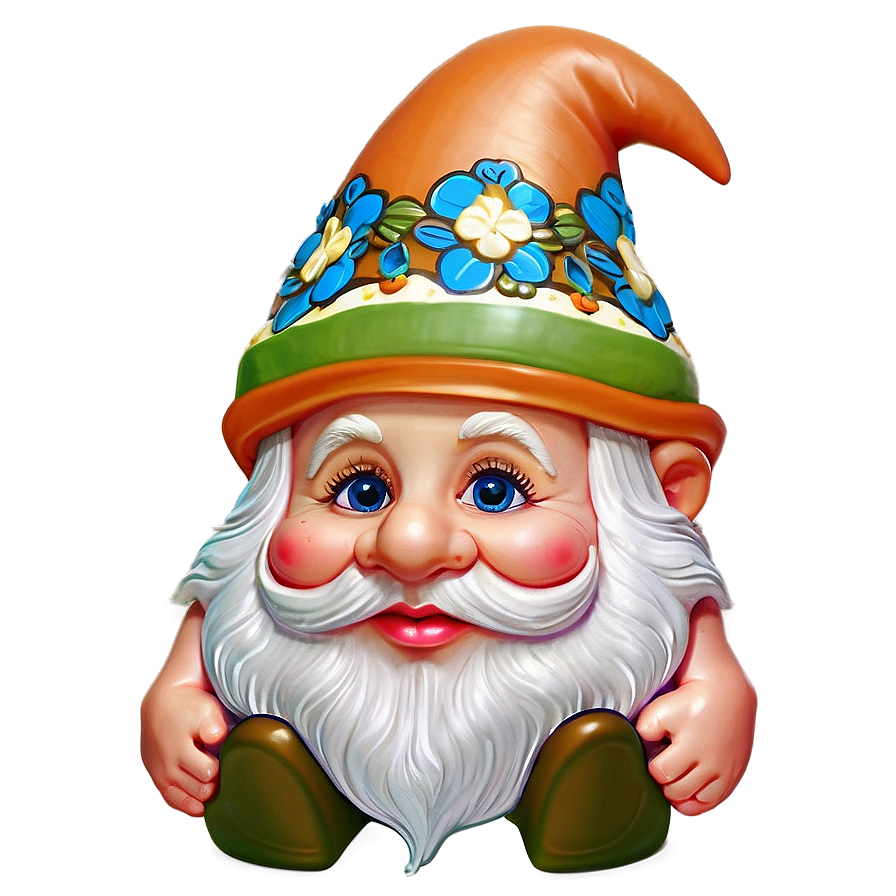 Whimsical Garden Gnome Png 06132024 PNG image